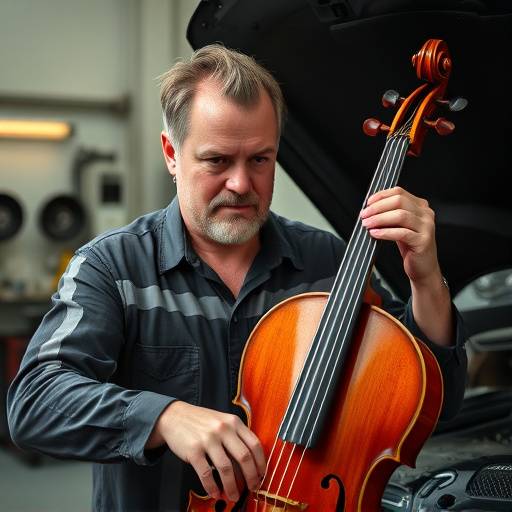 Portrait of Hans-Peter Fischer, Master Technician at Prestige Auto Haus